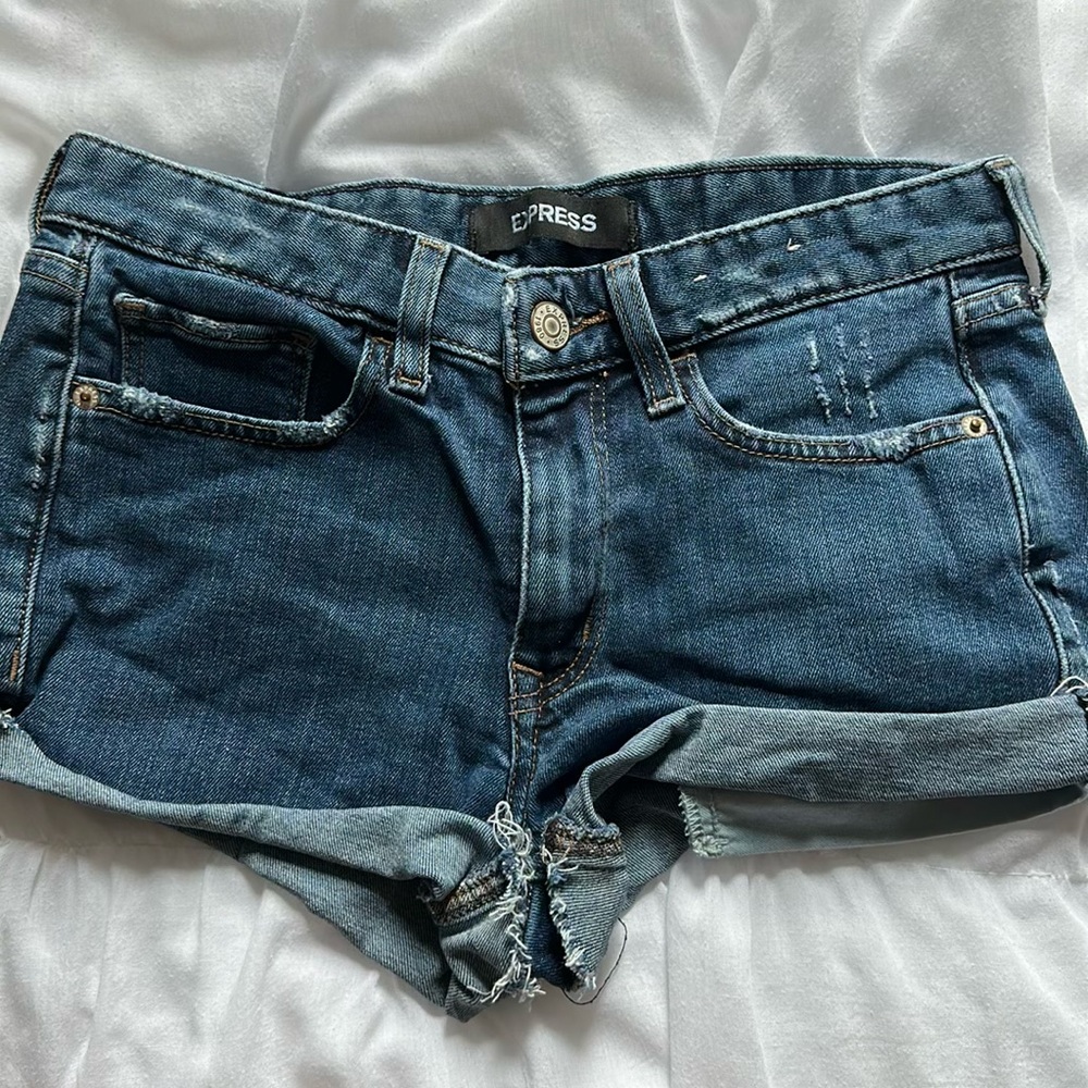 EXPRESS jean shorts